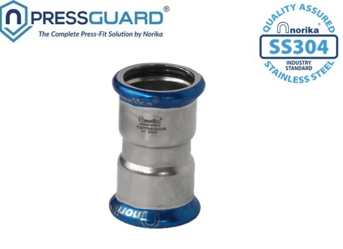 Norika ss304 press-fit fitting equal socket bsen1254 2 m profile norika liang chew