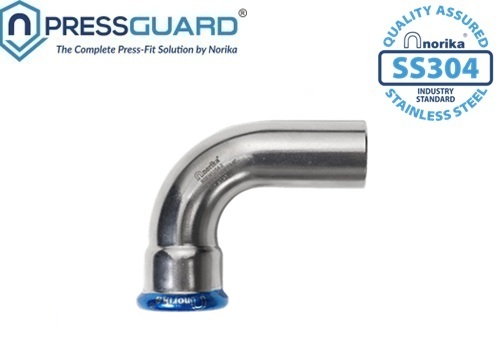 Norika SS304 Press Fit 90 Deg Elbow (MxF)