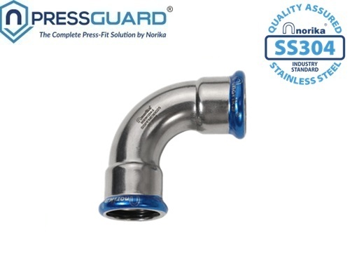 Norika SS304 Press Fit 90 Deg Elbow