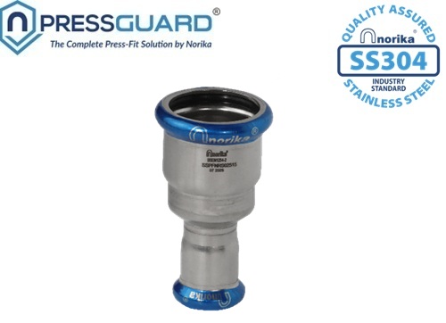 Norika SS304 Press Fit Reducing Socket bsen1254-2